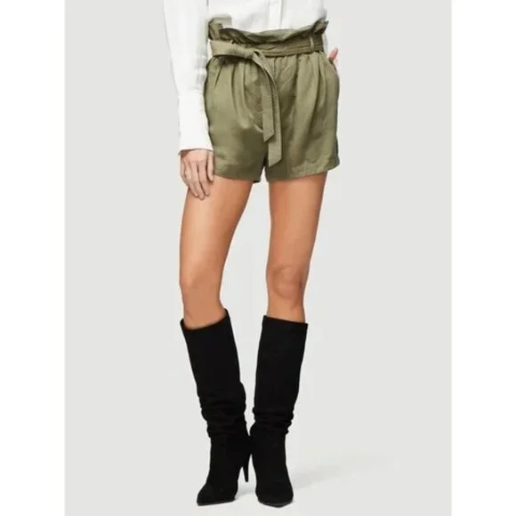 Frame Paperbag Pocket High Rise Short Army Green - Size XS - Picture 7 of 8